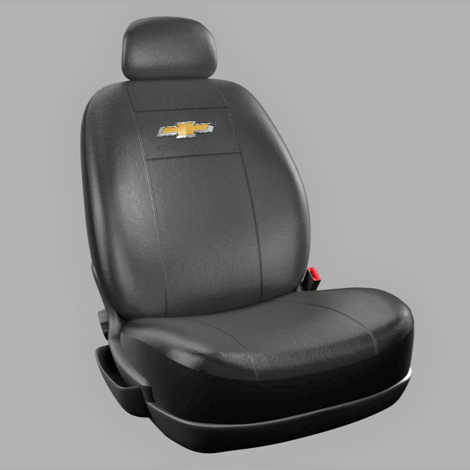 Fundas de ecocuero c/logo Chevrolet